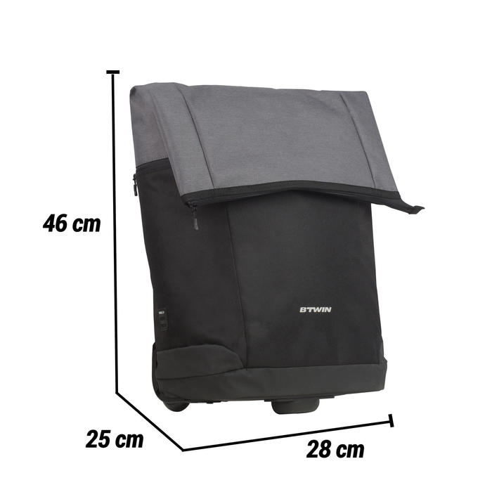 Lampe 2 roues Shopping Cabas Courses Trolley Sac porte-bagage 46 L R