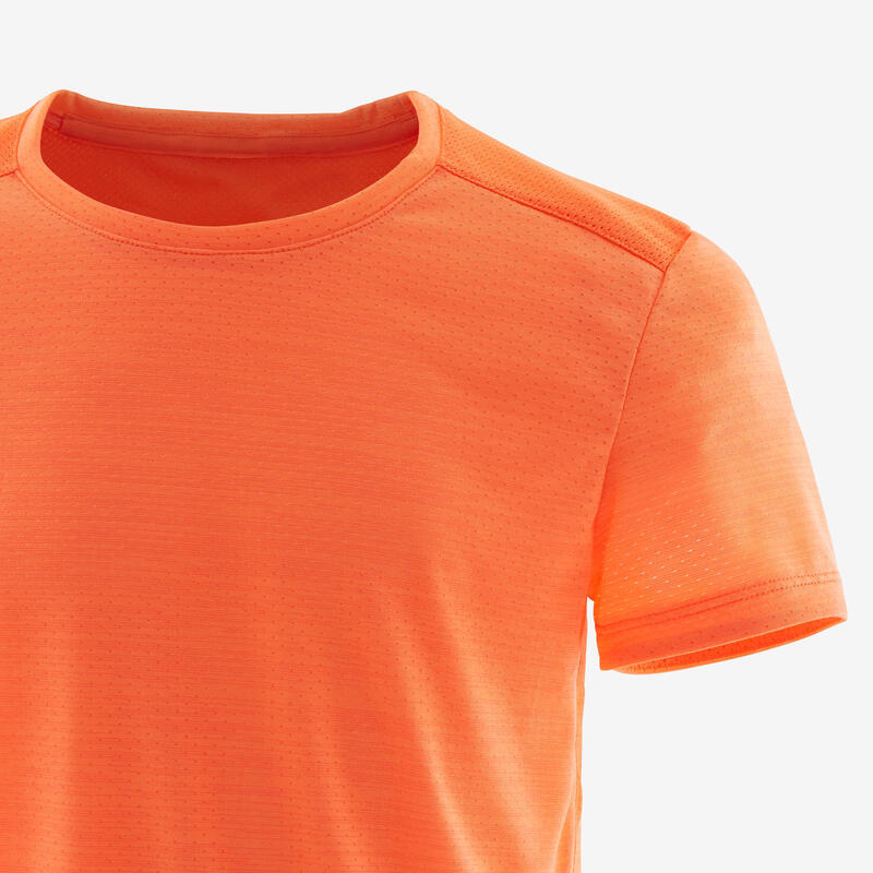 T-shirt enfant synthétique respirant - 500 orange