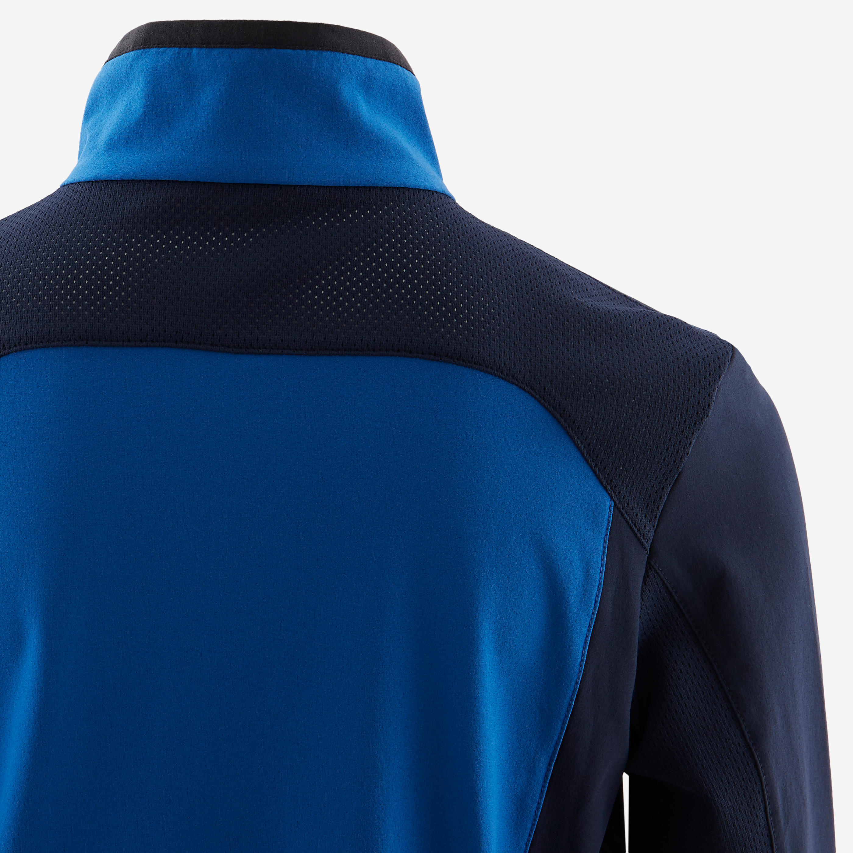 Boys' Light Breathable Gym Jacket W500 - Blue/Navy Blue 5/6