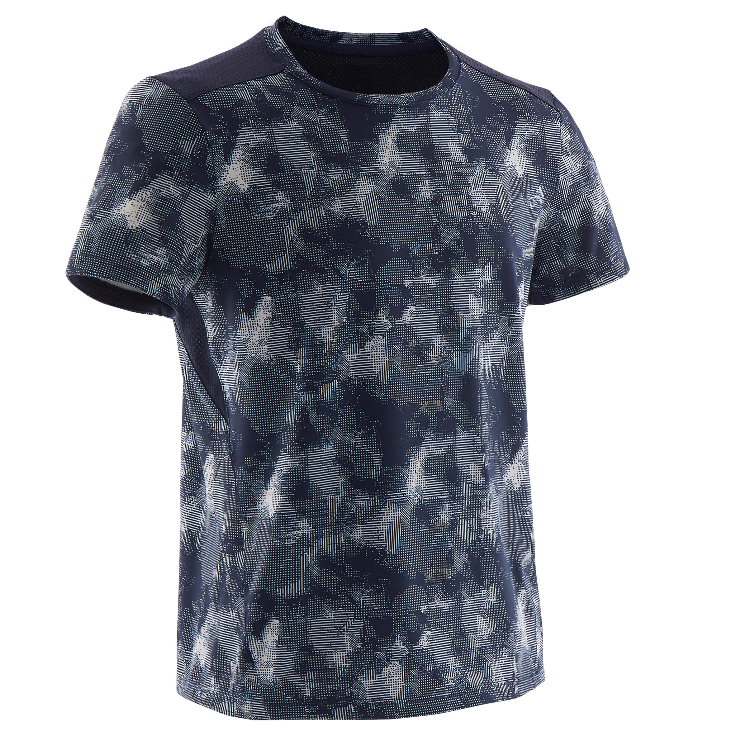 Ademend T-shirt met korte mouwen voor gym jongens S500 synthetisch