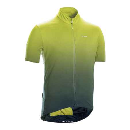 RC500 Short-Sleeved Road Cycling Jersey - Navy/Orange