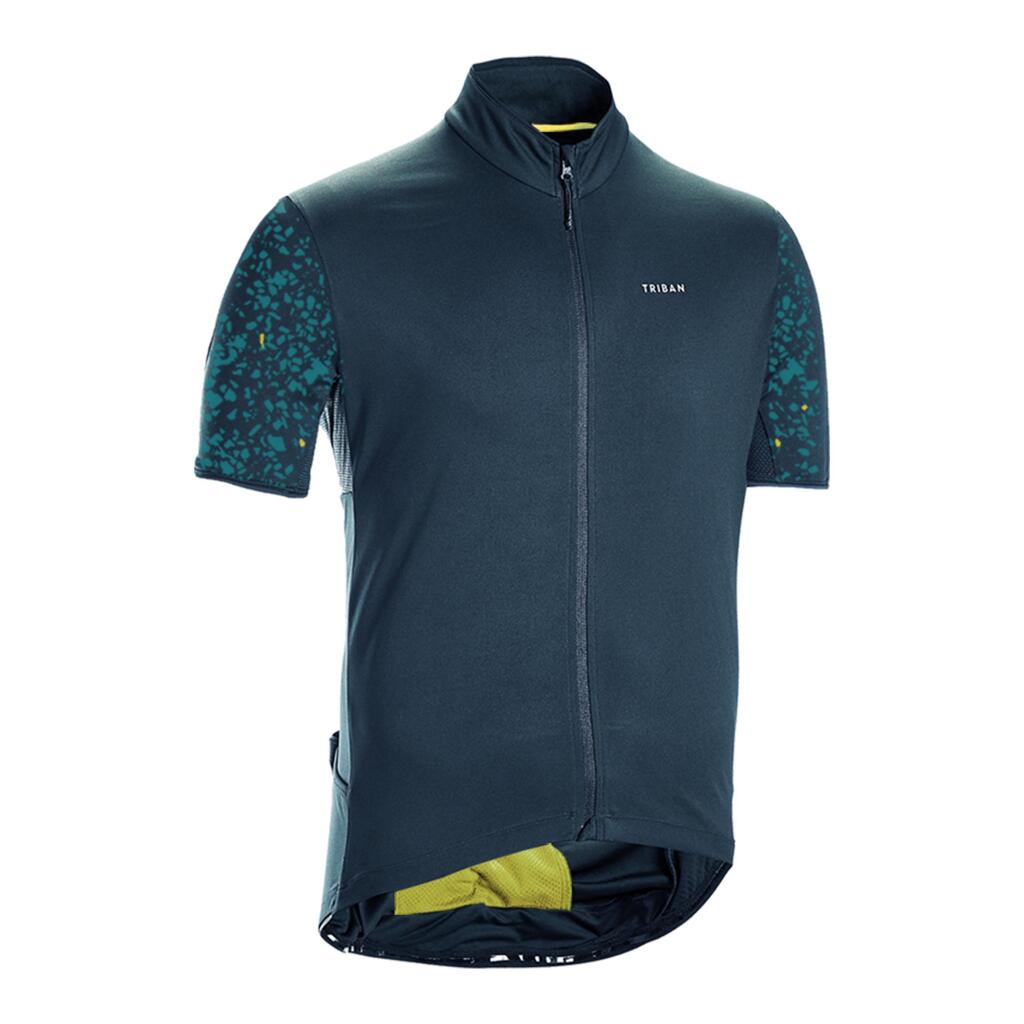 Rc500 short-sleeved road cycling jersey - terrazzo petrol