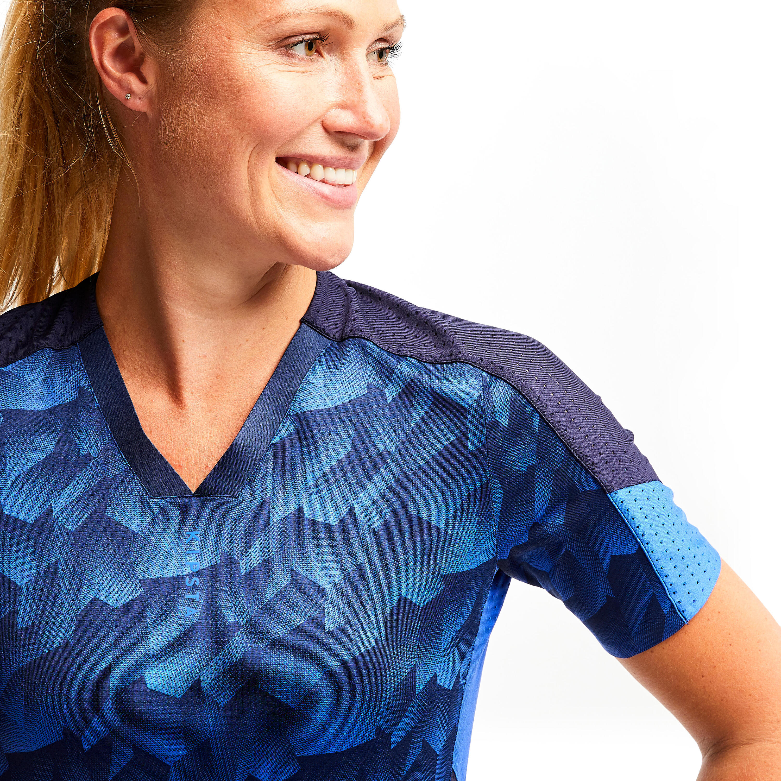 F900 Women's Football Jersey - Blue 8/10