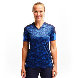 Camiseta de fútbol Mujer Kipsta F900 azul marino