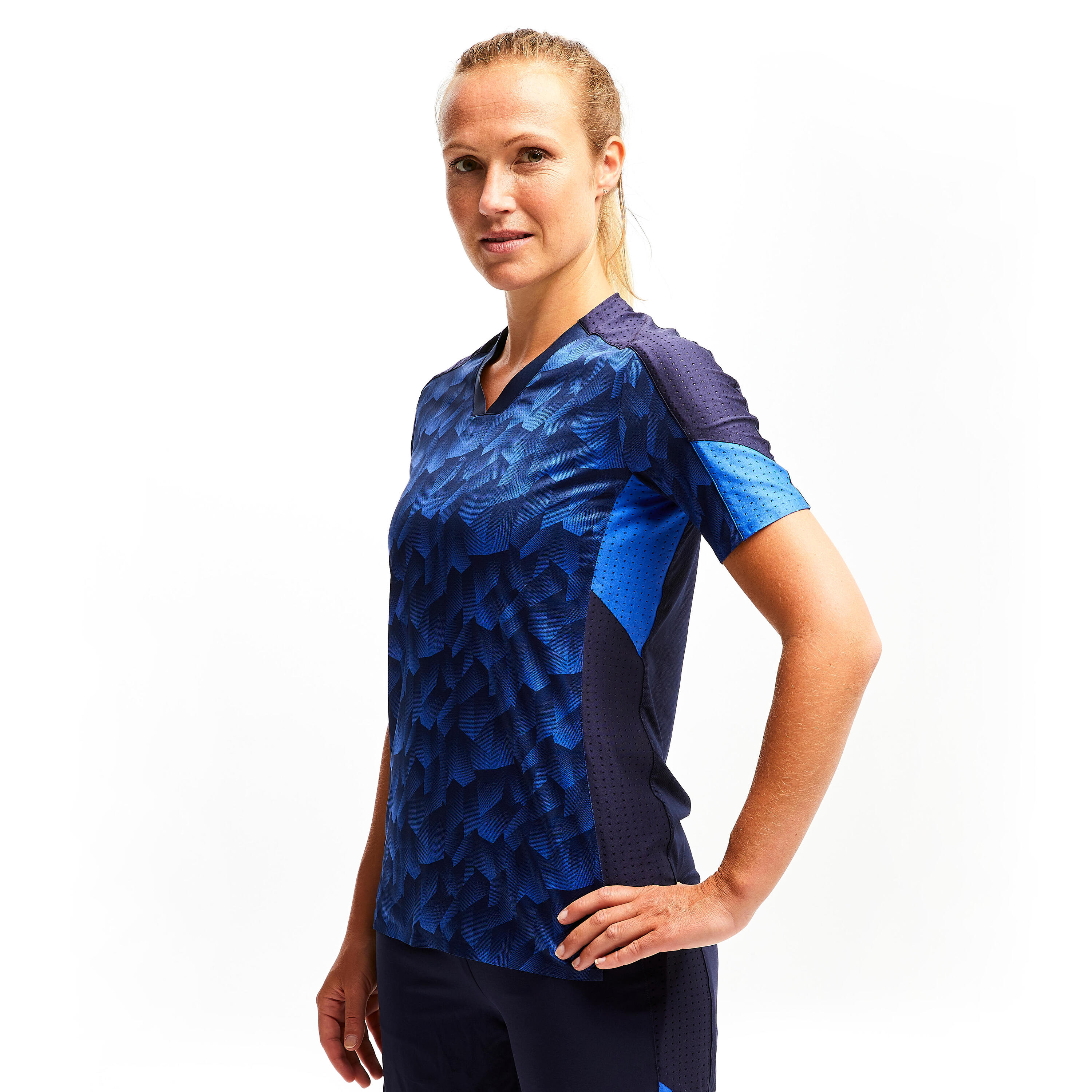 F900 Women's Football Jersey - Blue 2/10