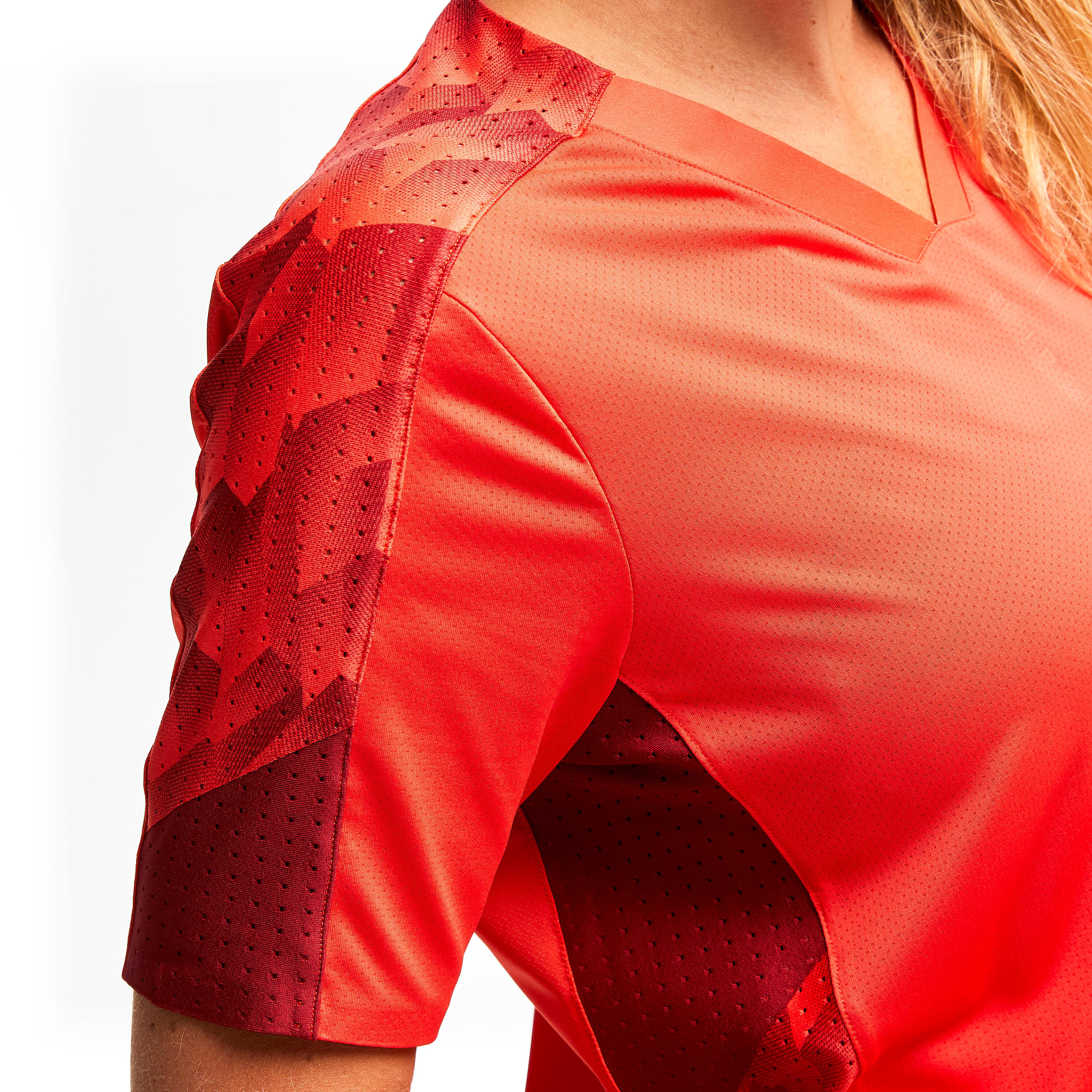 Women's Football Jersey F900 - Red 7/8