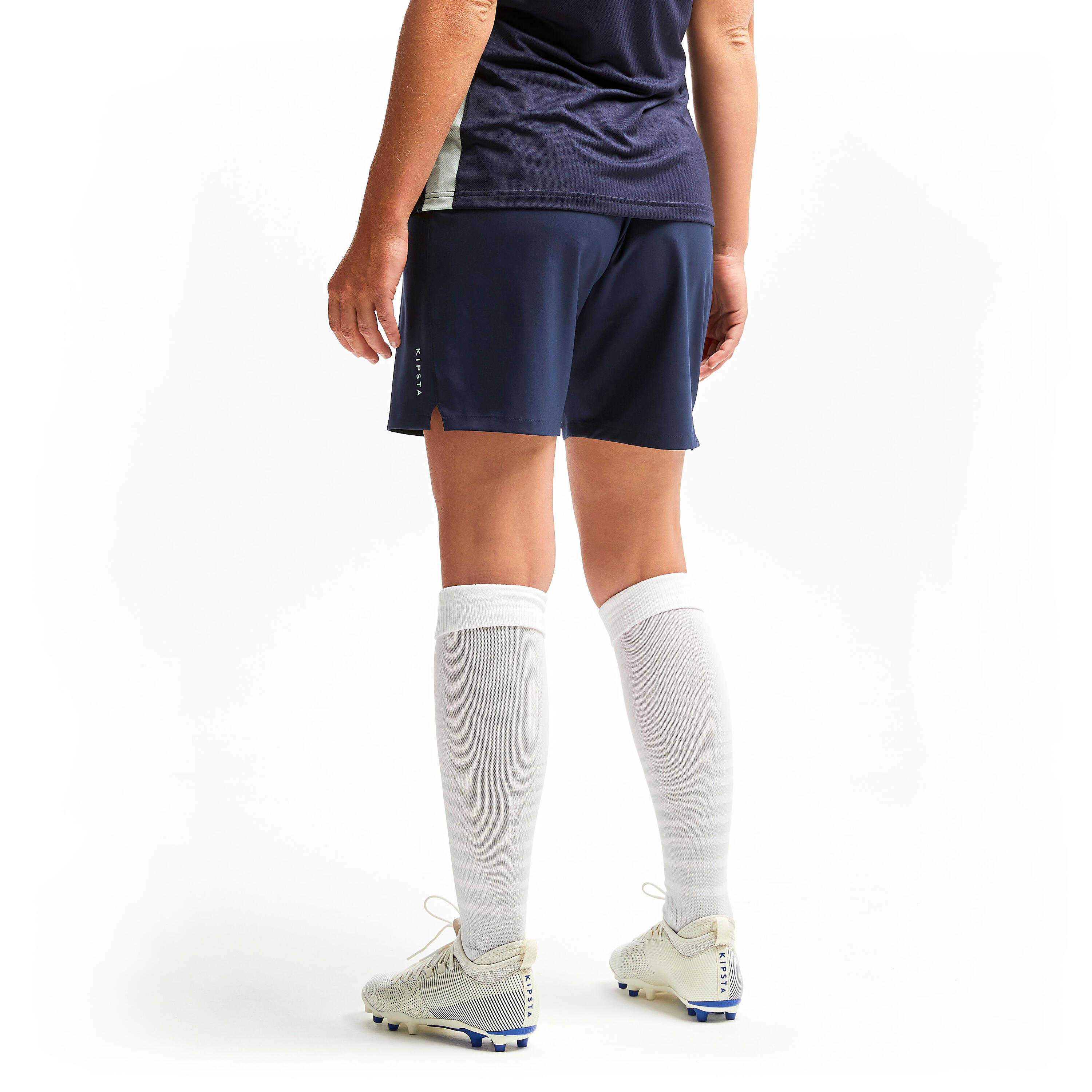 Voetbalbroekje dames Viralto+ blauw 2/7