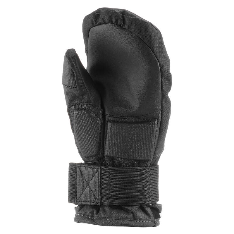 Children's snowboarding mittens MI 500 JR Protect, black and orange