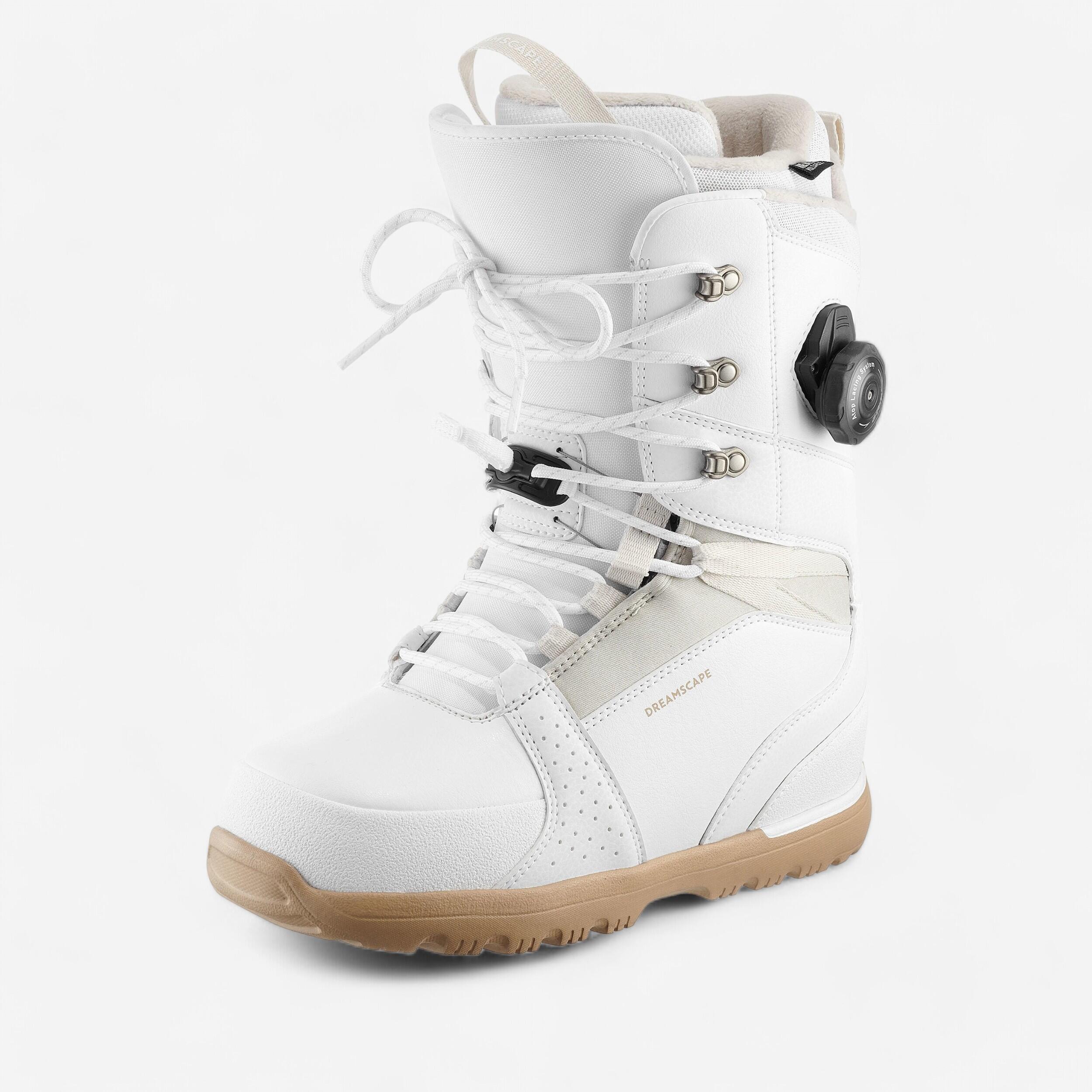 Botas snowboard mujer Freestyle/Allmountain, Endzone, blancas DREAMSCAPE |  Decathlon