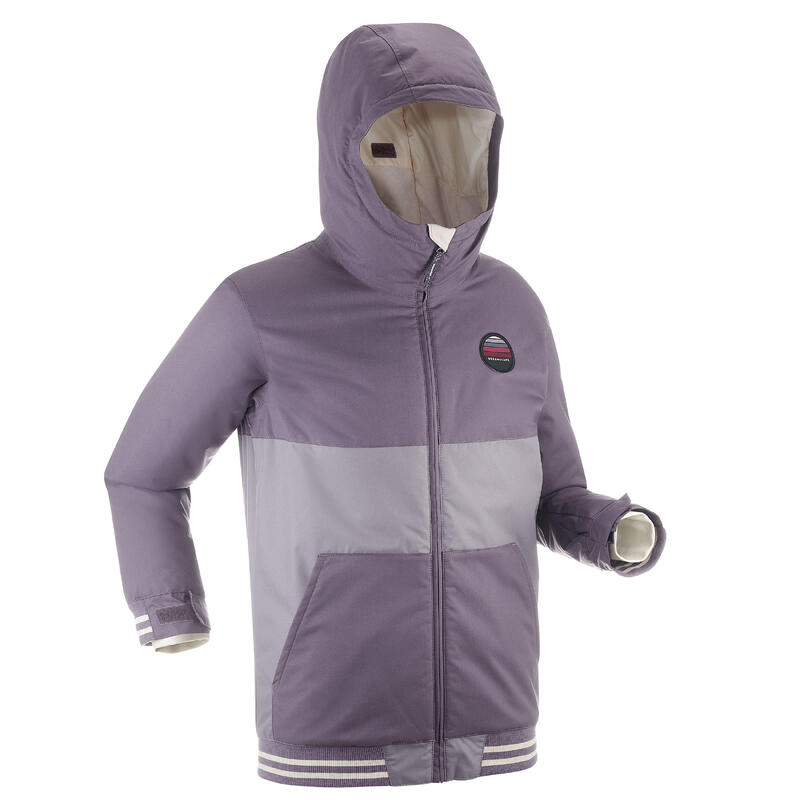 VESTE DE SNOWBOARD ENFANT SNB 100 - VIOLETTE