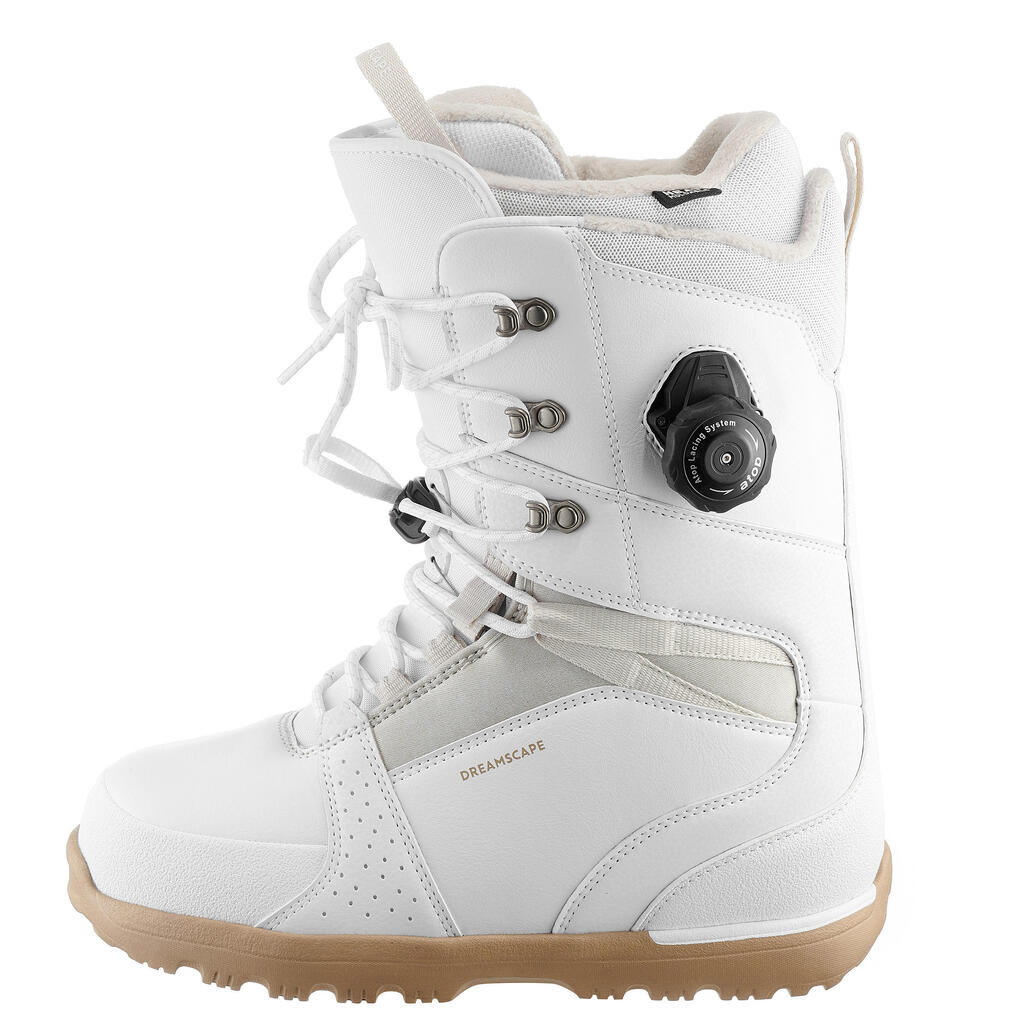 Dámska snowboardová obuv Endzone biela