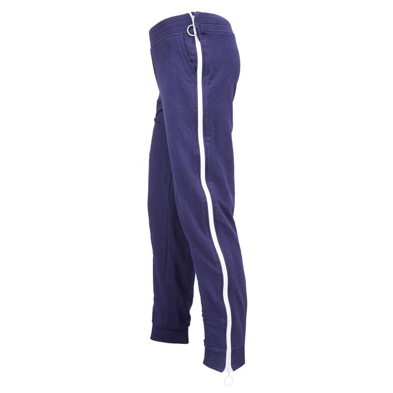 PANTALONI CON ZIP LATERALI BAMBINO BLU