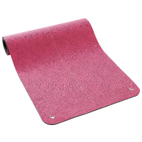 Tapis de sol fitness 8 mm  - Tone mat M rose