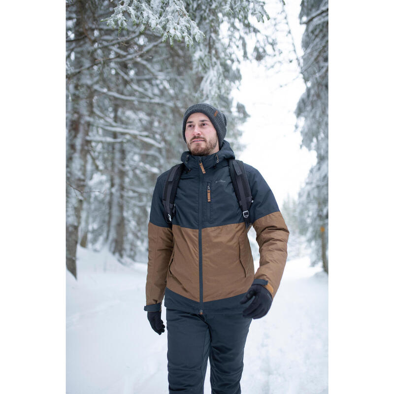 Erkek Sıcak Tutan Outdoor Kar Pantolonu - Gri - SH100 - -18°C