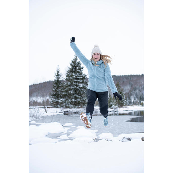 Legging Chaud Deperlant De Randonnee Neige Sh500 Warm Femme Quechua Decathlon
