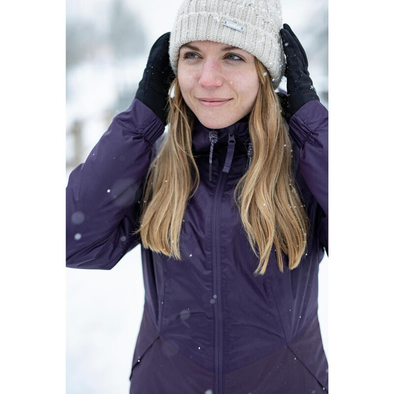 Kadın Su Geçirmez Outdoor Kar Montu / Kışlık Mont - Mor - SH100 -5°C