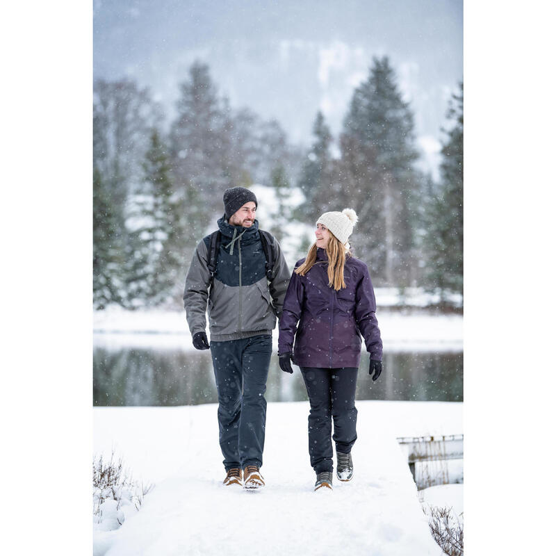 Casaco de Inverno Impermeável de Caminhada Homem SH100 -5°C 