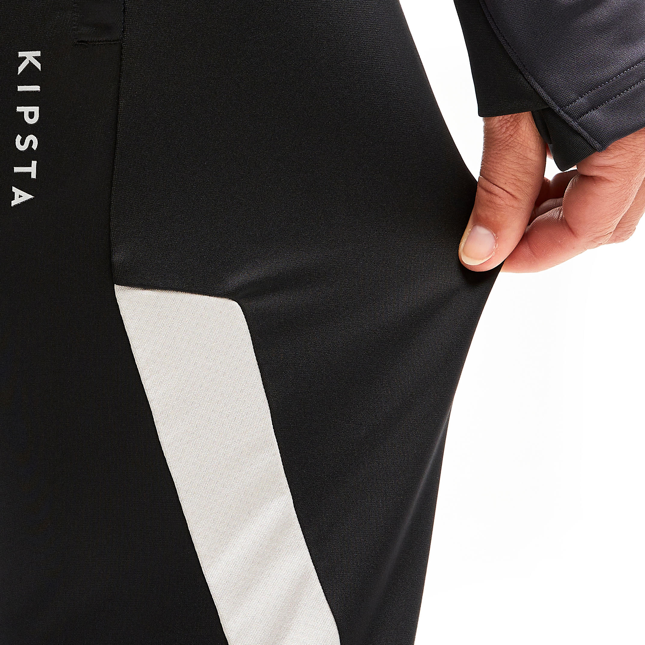 Pantalón de entrenamiento de fútbol  T500 mujer negro 9/10
