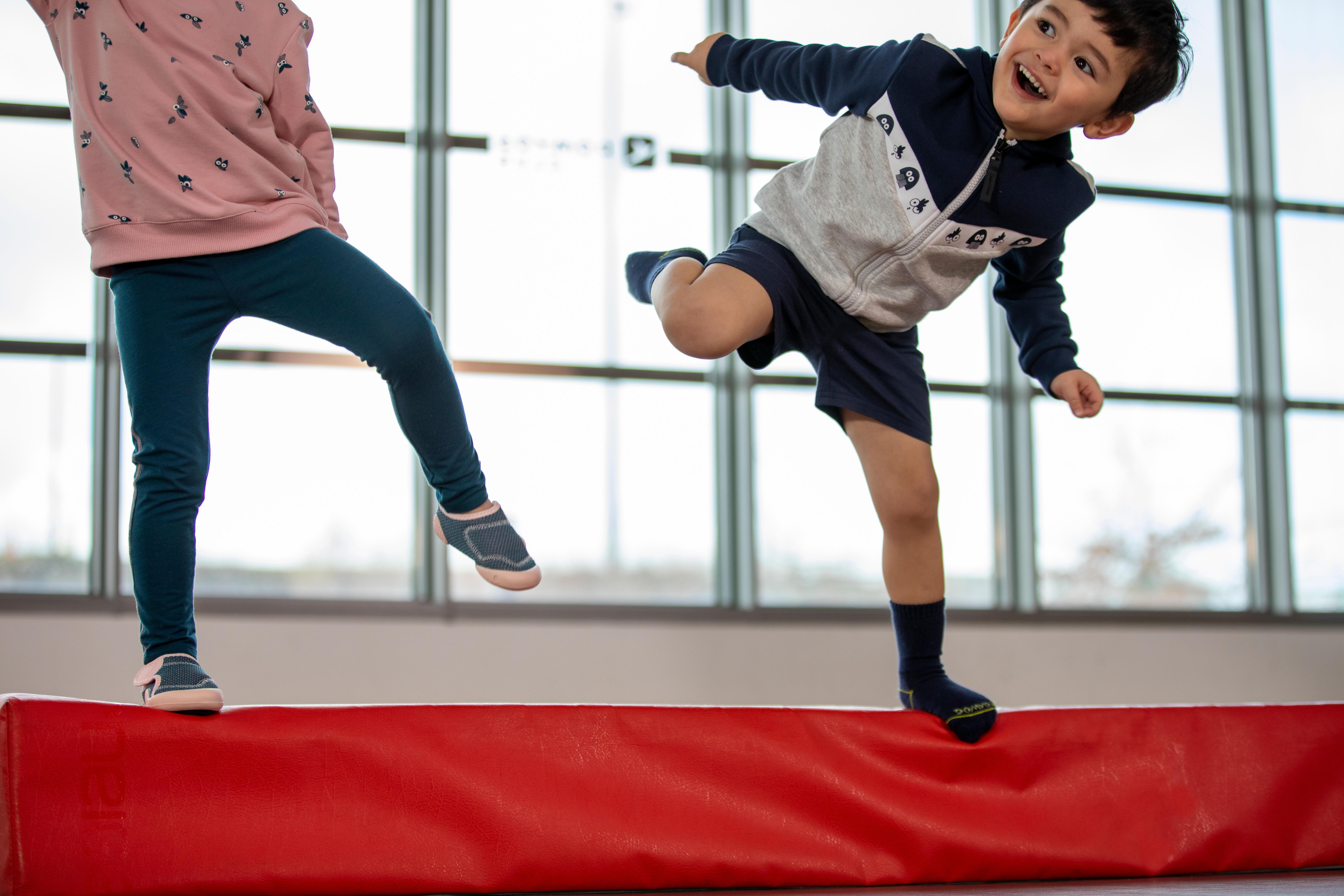 Short de sport enfant - bleu - DOMYOS