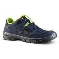 Kids' Lace-up Hiking Shoes Sizes 2 to 5 - Navy Blue