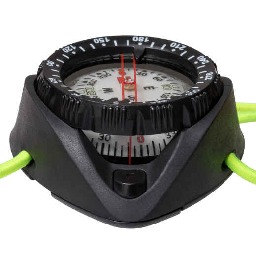 
      Diving compass with elastic strap
  