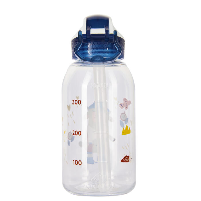 Kids Mountain Hiking 0.35L Water Bottle Quechua Blue