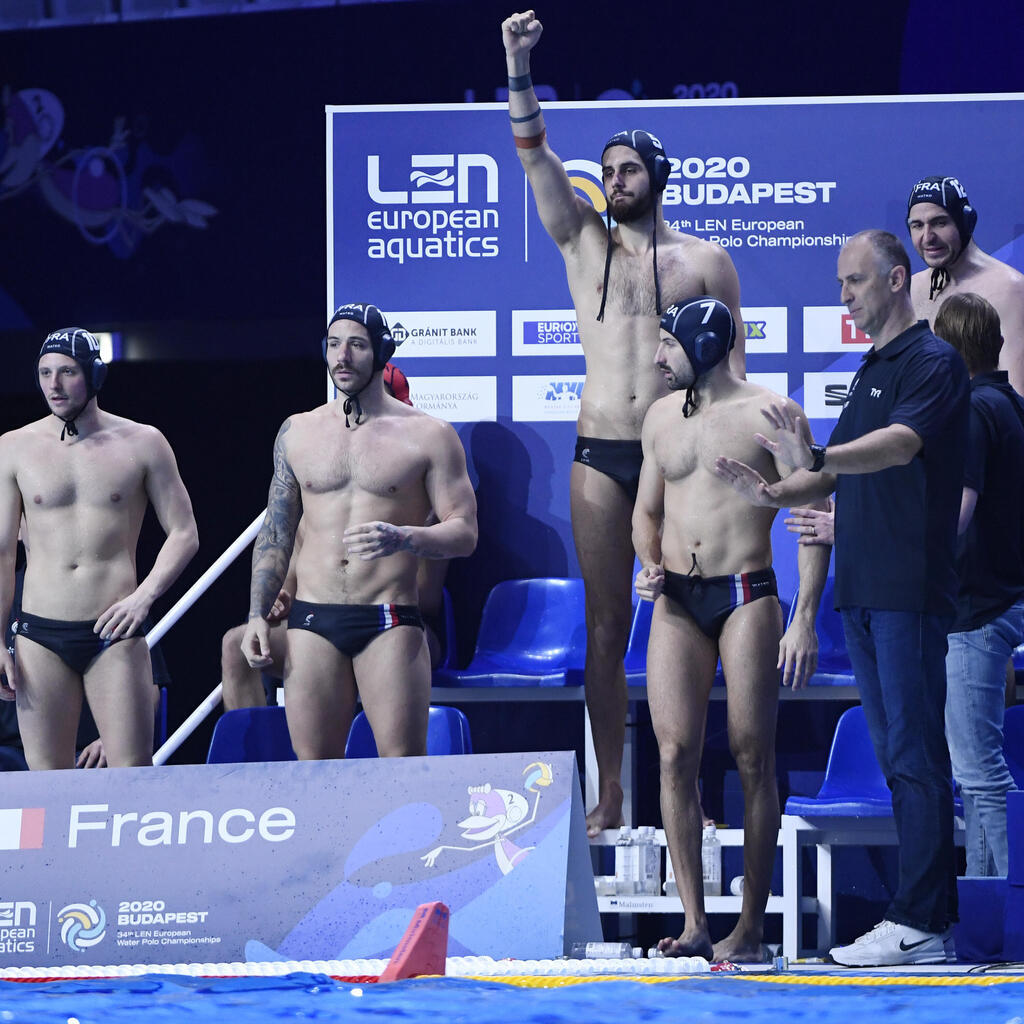 MEN'S WATER POLO SWIMMING BRIEFS - OFFICIAL FRANCE