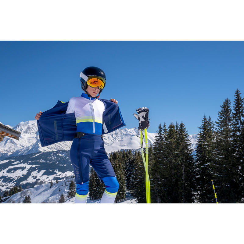 Skijacke Softshelljacke Kinder Club Racing - 980 blau 