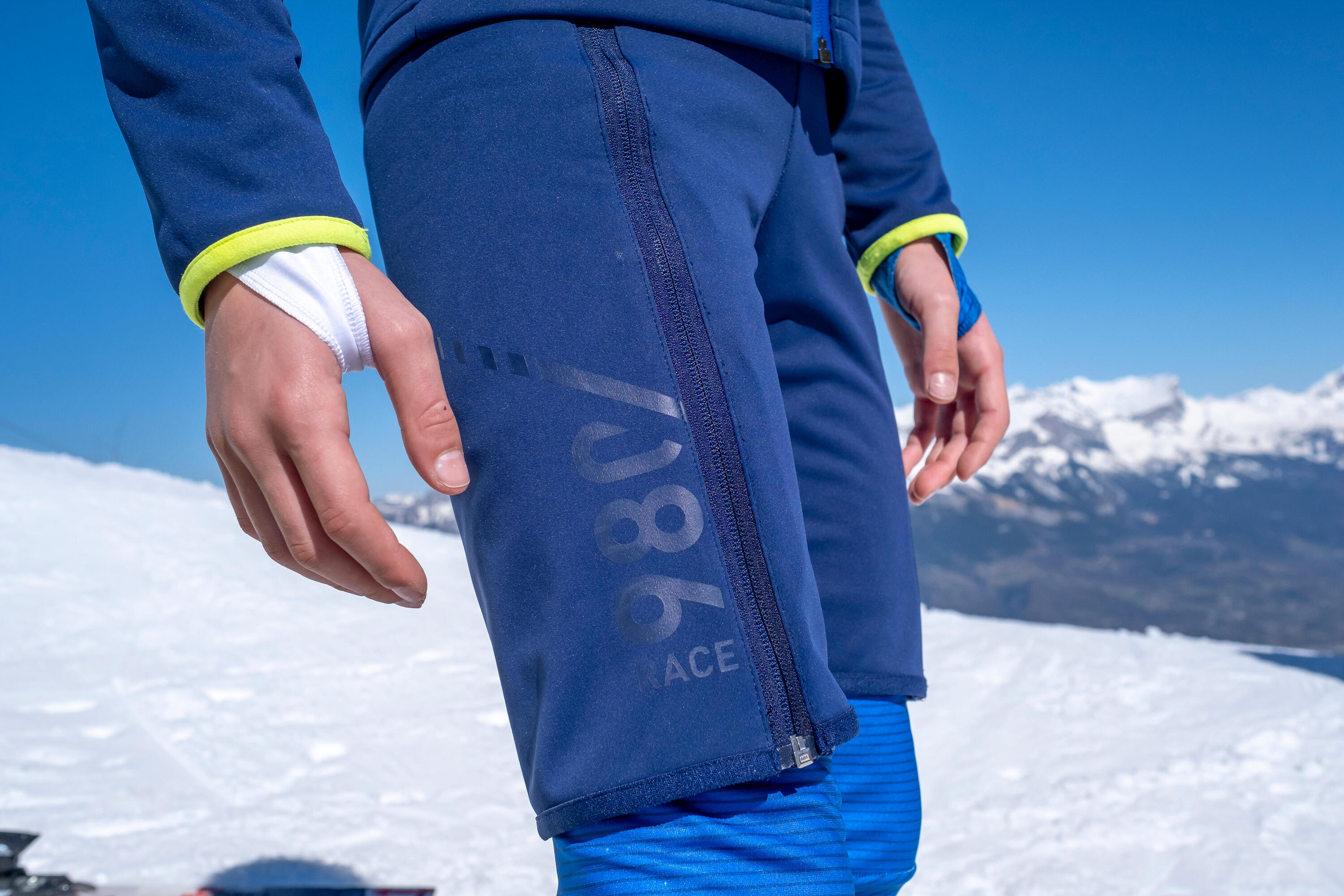 Shorts Ski Kinder Club Racing - 980 blau  14/14