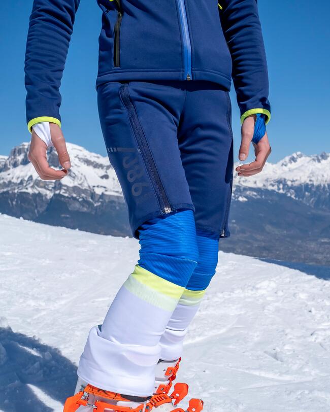 SHORT DE SKI CLUB COMPETITION ENFANT 980 - BLEU