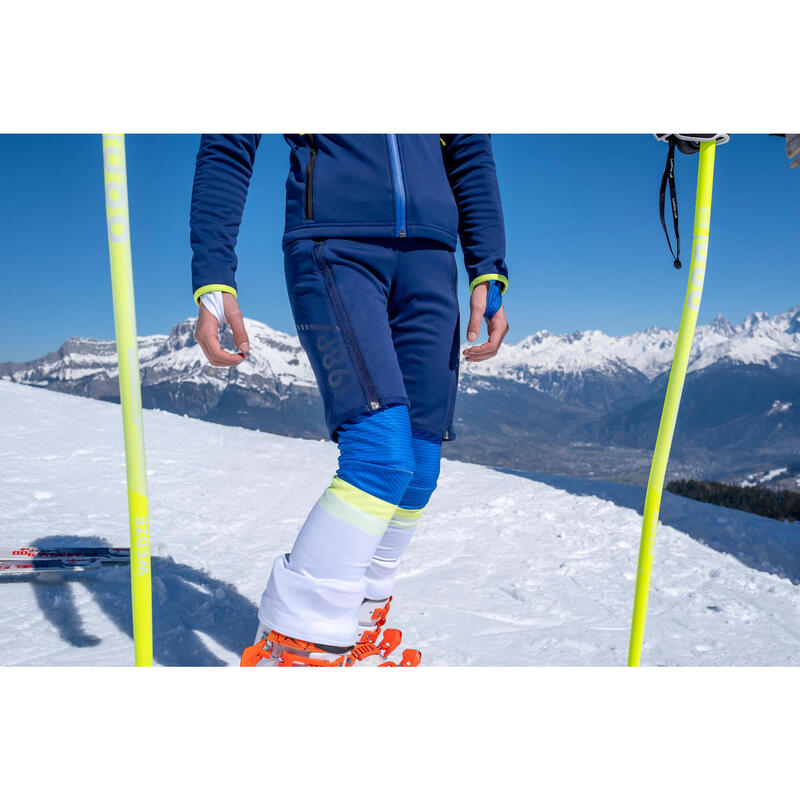 SHORT DE SKI CLUB COMPETITION ENFANT 980 - BLEU