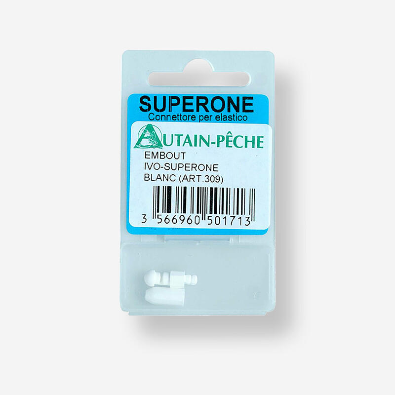 ACCESSOIRES PECHE MONTAGE ELASTIQUE EMBOUT SUPER ONE