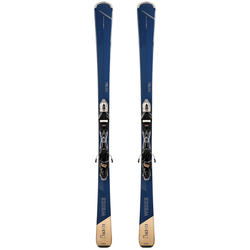 SKI ALPIN FEMME AVEC FIXATIONS - BOOST 580 - BLEU MARINE