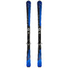 MEN’S ALPINE SKI WITH BINDING - BOOST 500 - BLACK AND BLUE