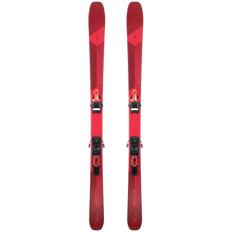 Esquís Hombre Wedze CROSS 150+ Pista Rojo