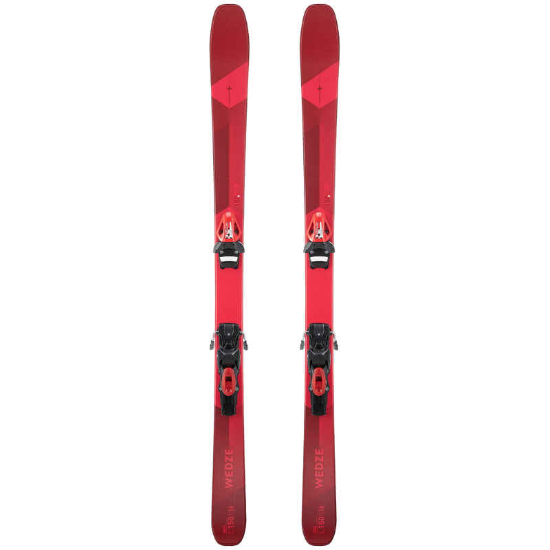 Ski Herren mit Bindung Piste - Cross 150+ rot/bordeaux Media 1