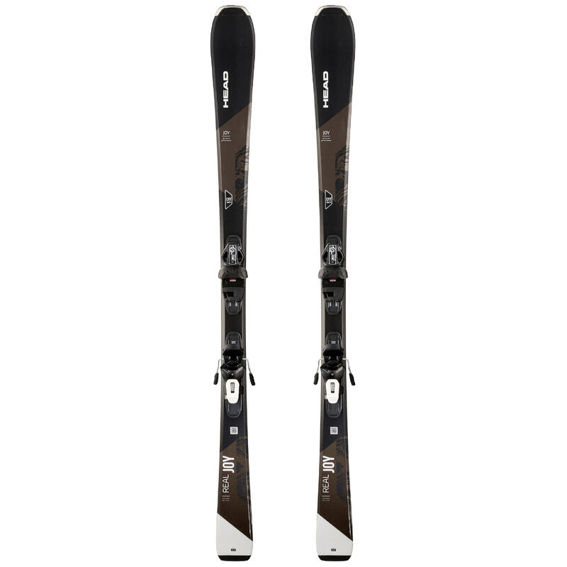 SKI DE PISTE FEMME AVEC FIXATION / REAL JOY NOIR