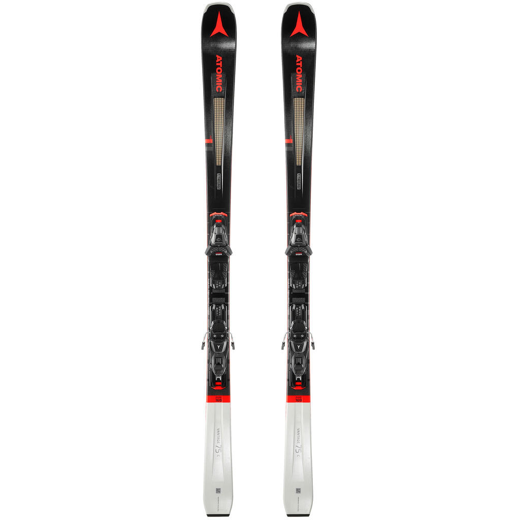 SKIJE ATOMIC VANTAGE 75 C SA VEZOVIMA MUŠKE ZA STAZE - CRVENE I CRNE