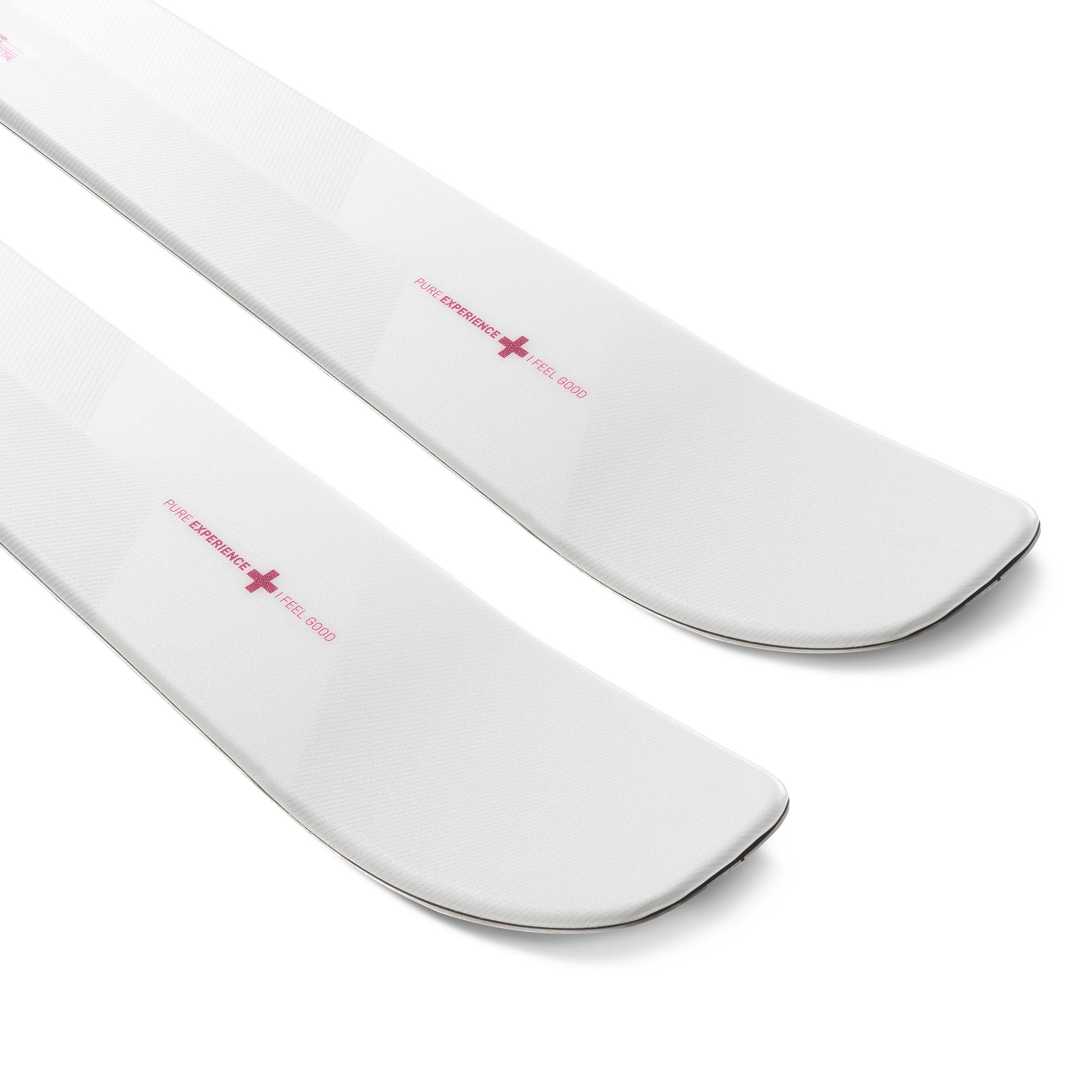 ЛЫЖИ ДЛЯ ТРАССОВОГО КАТАНИЯ С КРЕПЛЕНИЕМ ЖЕНСКИЕ БЕЛО-ФИОЛЕТОВЫЕ CROSS 150+ WEDZE