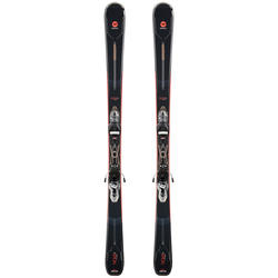 SKI DE PISTE FEMME AVEC FIXATION / NOVA 4 HD NOIR