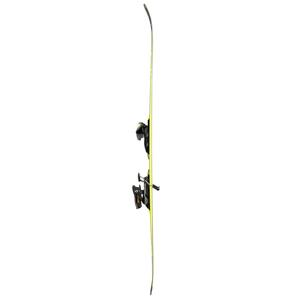 MEN'S PISTE SKI WITH BINDING EXPERIENCE 84 - BLACK