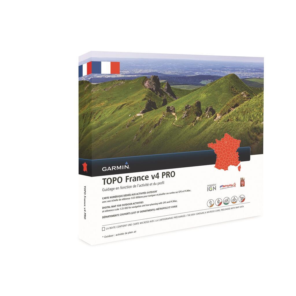 V4 France Topographical Hiking Map – France