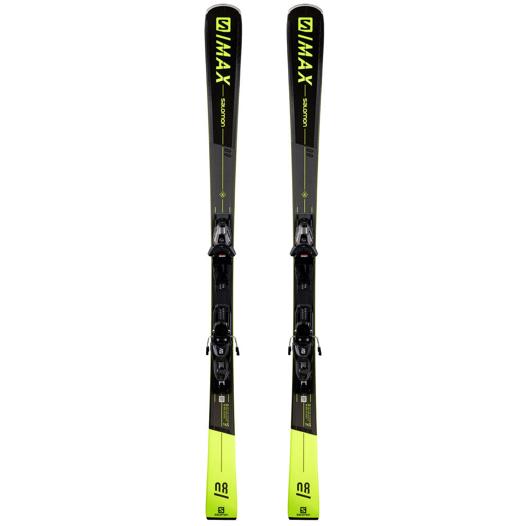 Men's Downhill Skiing Skis with Bindings