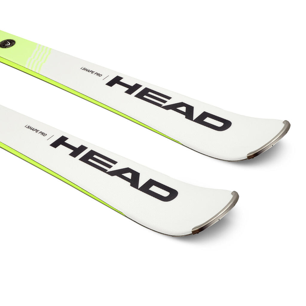 Ski Piste I-Shape Pro Worldcup Head Herren weiss/gelb 