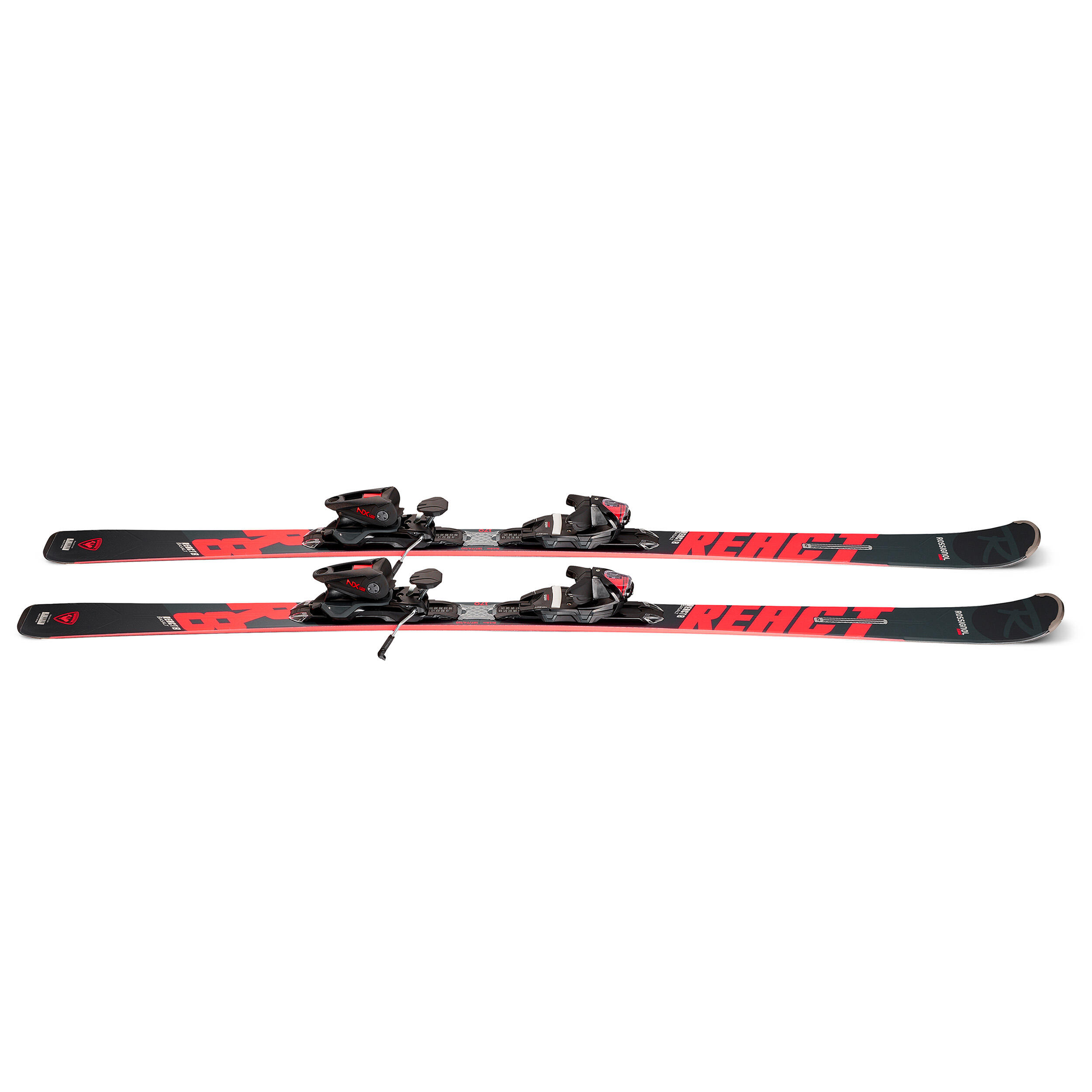 SKI DE PISTE HOMME AVEC FIXATION / REACT 8 HP 4/7