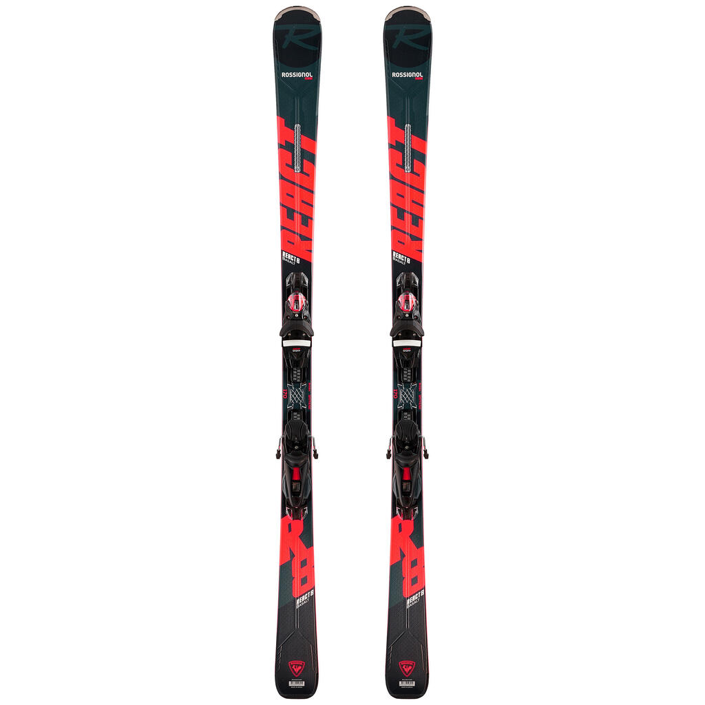 Men's Downhill Ski with Binding / React 8 Hp