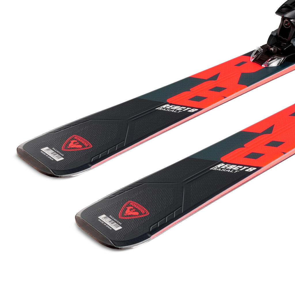 Men's Downhill Ski with Binding / React 8 Hp