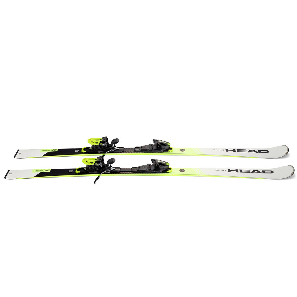 Ski Piste I-Shape Pro Worldcup Head Herren weiss/gelb 