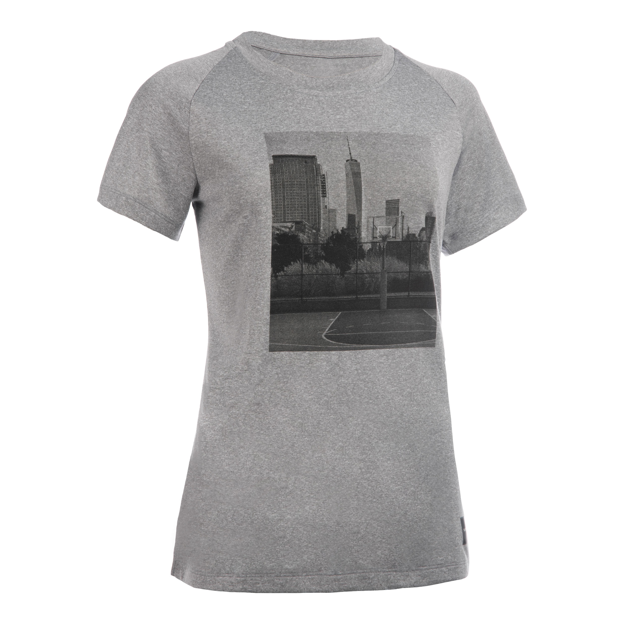 Women's Intermediate Basketball T-Shirt / Jersey TS500 - Grey 1/9