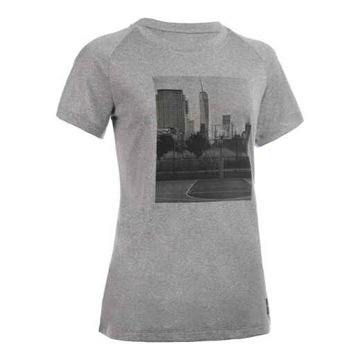 
      Women's Intermediate Basketball T-Shirt / Jersey TS500 - Grey
  